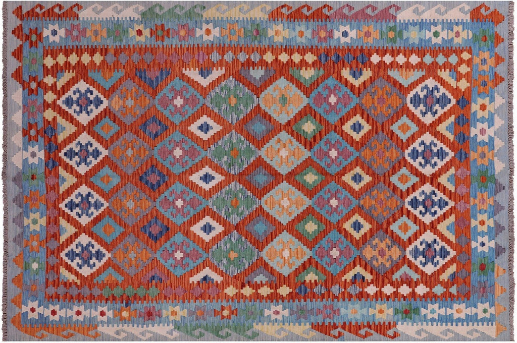 Flat Weave Kilim Wool On Wool Reversible Rug - Manhattan Rugs