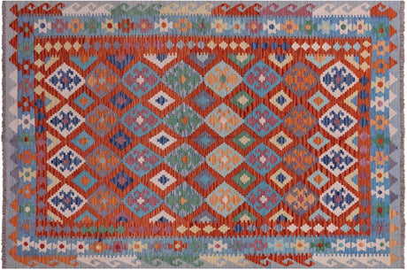 Flat Weave Kilim Wool On Wool Reversible Rug - Manhattan Rugs