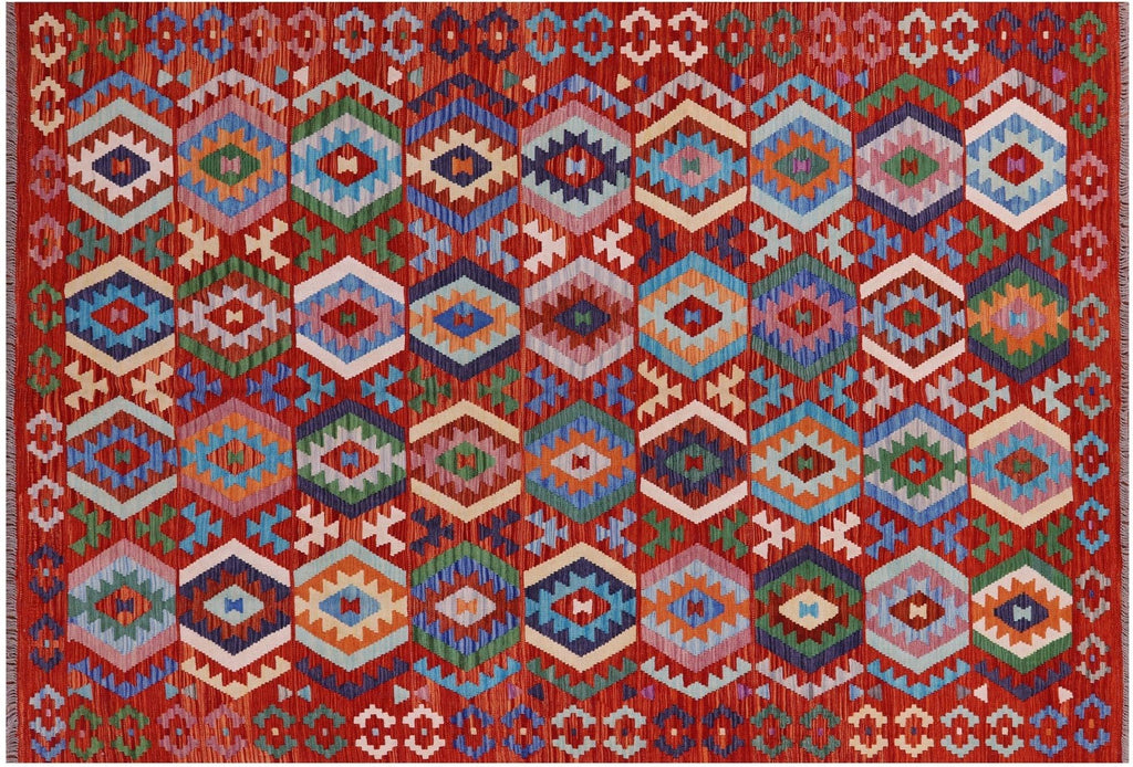 Wool On Wool Reversible Kilim Flat Weave Rug - Manhattan Rugs