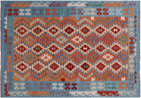 Wool On Wool Flat Weave Kilim Reversible Rug - Manhattan Rugs