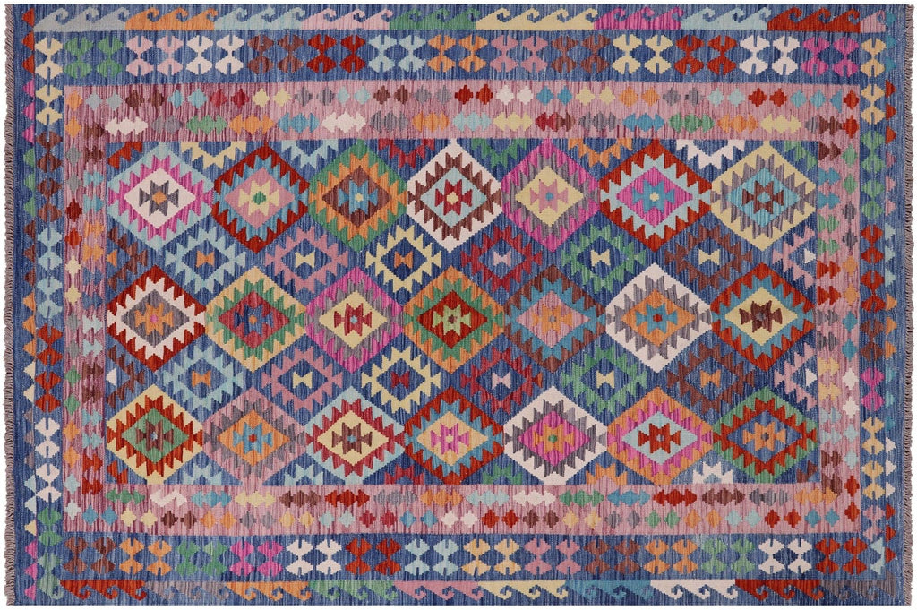 Wool On Wool Reversible Kilim Flat Weave Rug - Manhattan Rugs