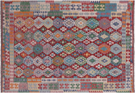 Kilim Flat Weave Wool On Wool Reversible Rug - Manhattan Rugs