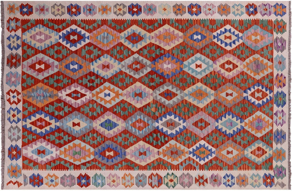 Reversible Wool On Wool Kilim Flat Weave Rug - Manhattan Rugs