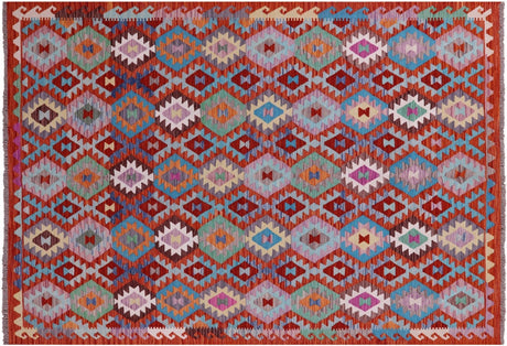 Kilim Flat Weave Reversible Wool On Wool Rug - Manhattan Rugs