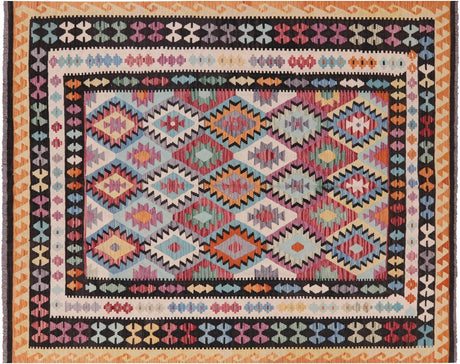 Flat Weave Kilim Reversible Wool On Wool Rug - Manhattan Rugs