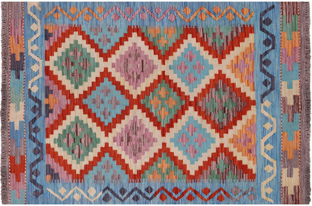 Flat Weave Kilim Reversible Wool On Wool Rug - Manhattan Rugs
