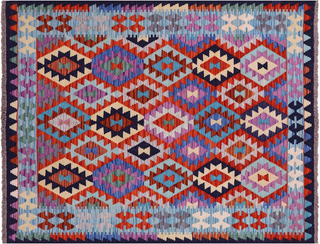 Kilim Flat Weave Reversible Wool On Wool Rug - Manhattan Rugs