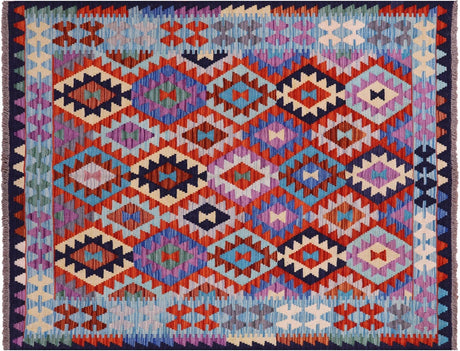 Kilim Flat Weave Reversible Wool On Wool Rug - Manhattan Rugs