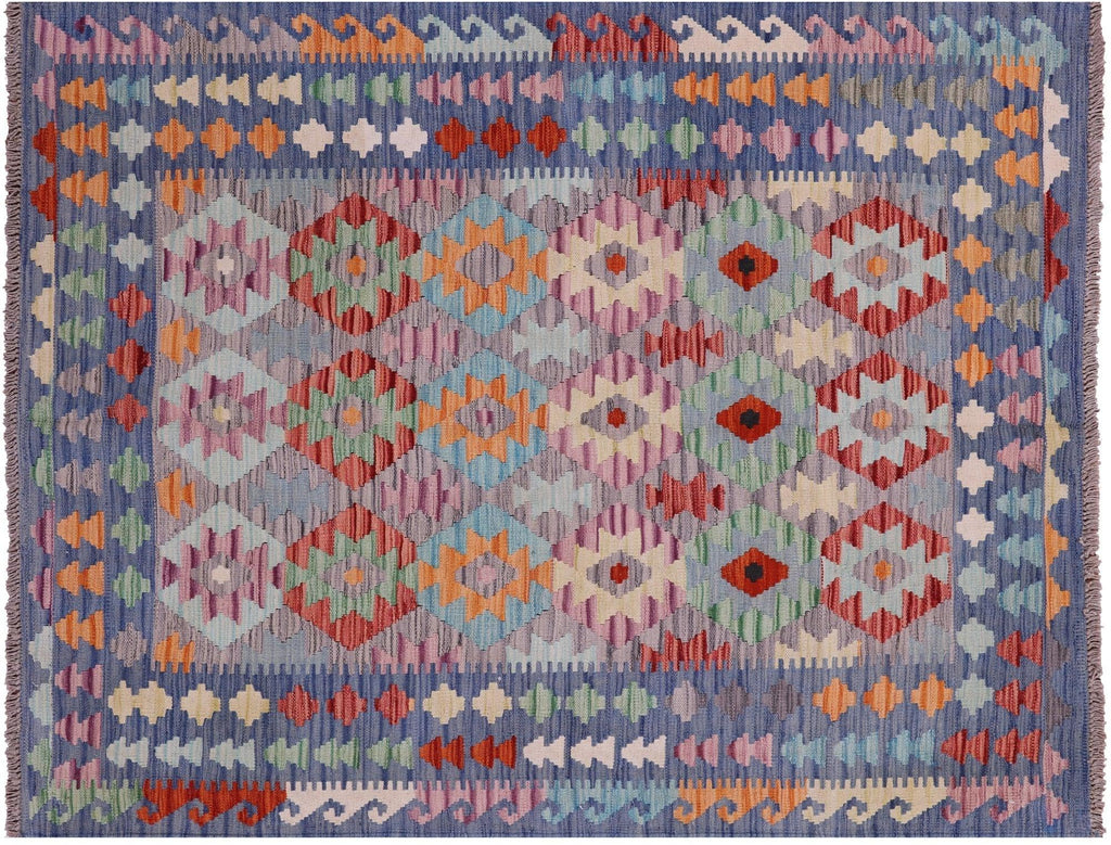 Reversible Kilim Flat Weave Wool On Wool Rug - Manhattan Rugs