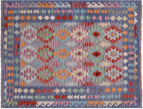 Reversible Kilim Flat Weave Wool On Wool Rug - Manhattan Rugs