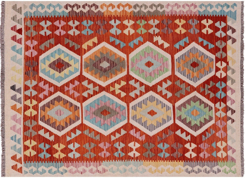 Wool On Wool Kilim Flat Weave Reversible Rug - Manhattan Rugs