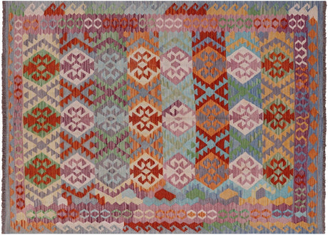 Flat Weave Kilim Reversible Wool On Wool Rug - Manhattan Rugs