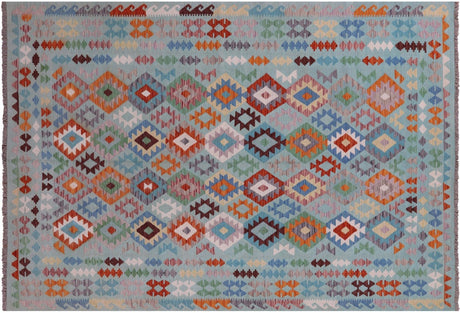 Kilim Flat Weave Reversible Wool On Wool Rug - Manhattan Rugs