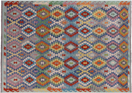 Wool On Wool Kilim Flat Weave Reversible Rug - Manhattan Rugs