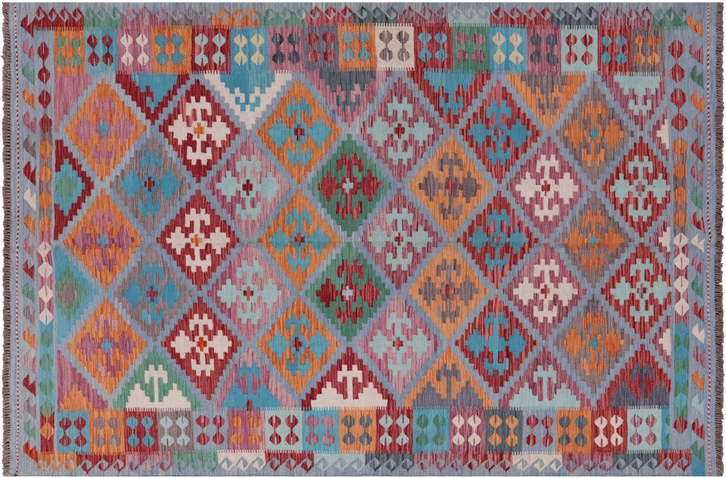 Flat Weave Kilim Reversible Wool On Wool Rug - Manhattan Rugs
