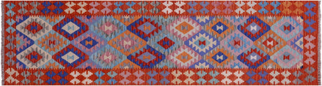 Kilim Flat Weave Wool On Wool Runner Reversible Rug - Manhattan Rugs