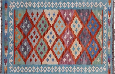 Kilim Flat Weave Reversible Wool On Wool Rug - Manhattan Rugs