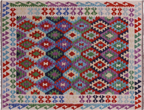 Wool On Wool Flat Weave Kilim Reversible Rug - Manhattan Rugs