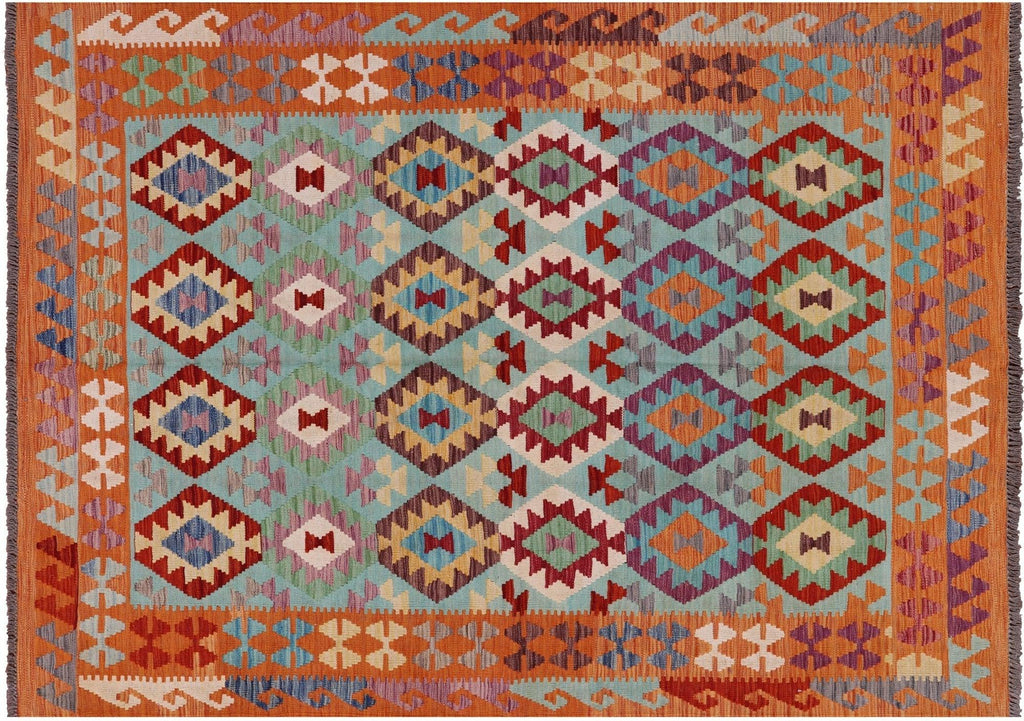 Wool On Wool Reversible Kilim Flat Weave Rug - Manhattan Rugs