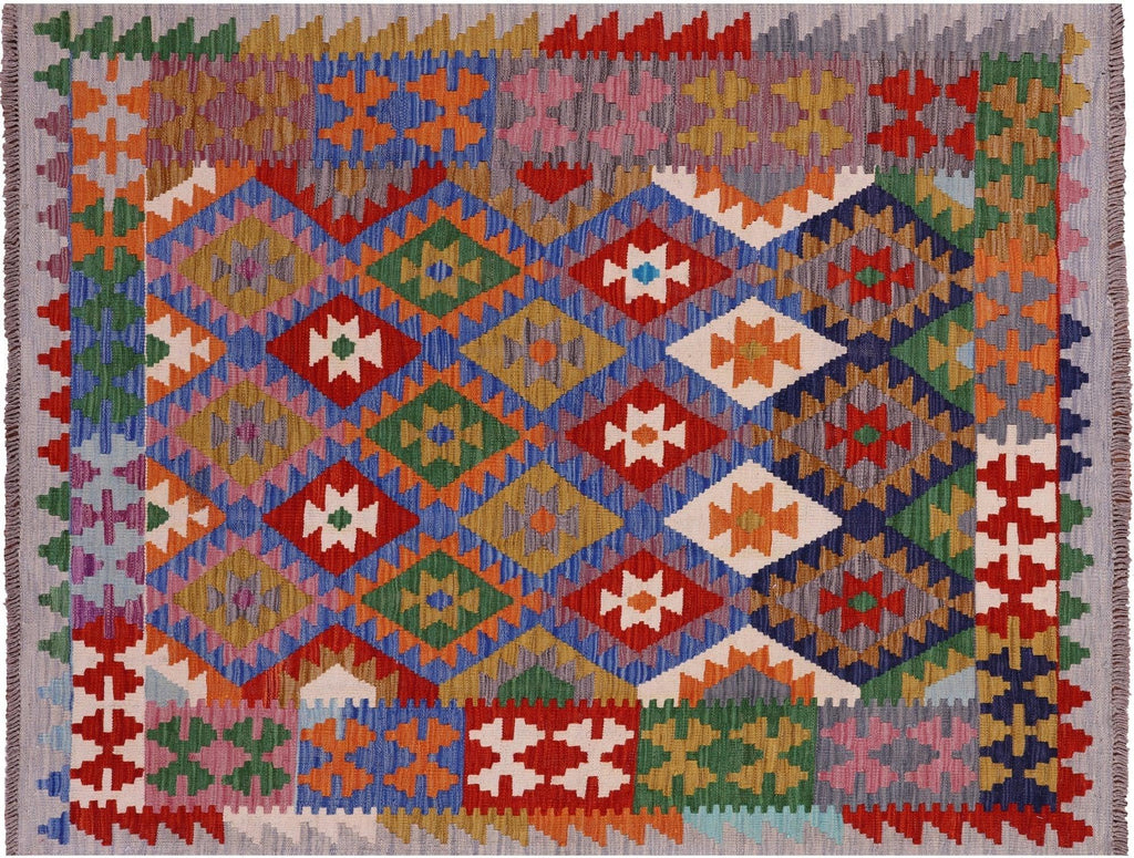 Flat Weave Kilim Wool On Wool Reversible Rug - Manhattan Rugs