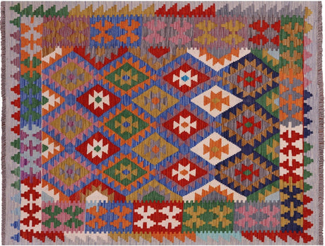 Flat Weave Kilim Wool On Wool Reversible Rug - Manhattan Rugs
