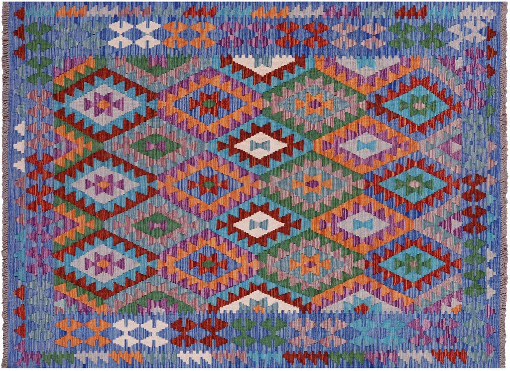 Kilim Flat Weave Reversible Wool On Wool Rug - Manhattan Rugs