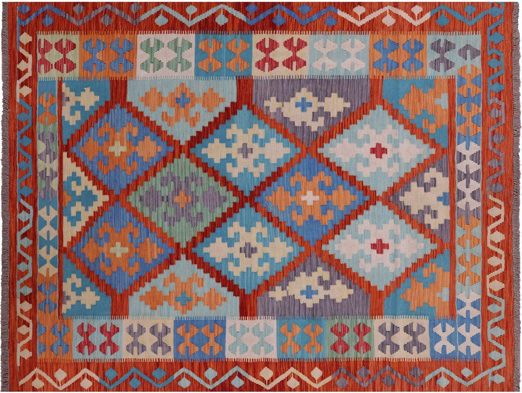 Wool On Wool Kilim Flat Weave Reversible Rug - Manhattan Rugs