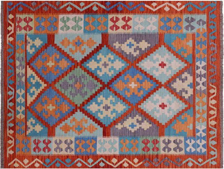 Wool On Wool Kilim Flat Weave Reversible Rug - Manhattan Rugs