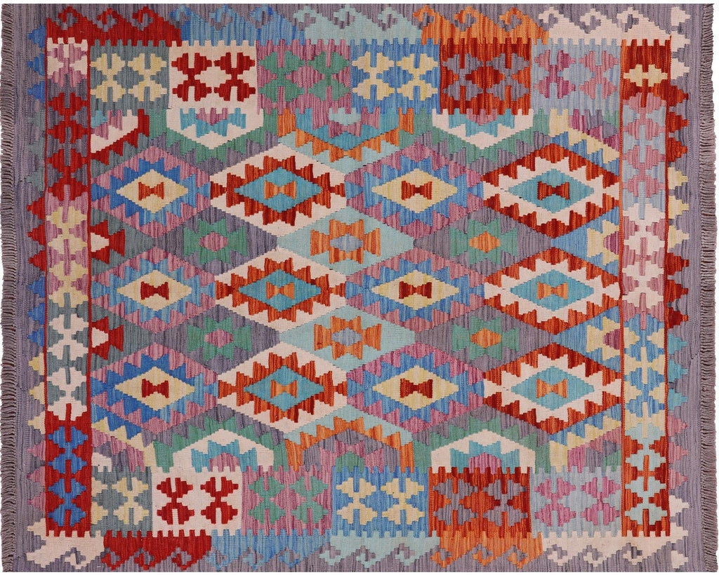 Flat Weave Kilim Wool On Wool Reversible Rug - Manhattan Rugs