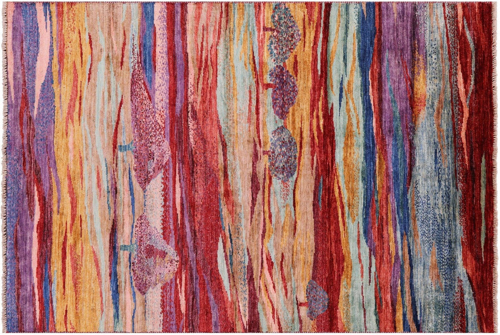 Persian Gabbeh Tribal Hand Knotted Rug - Manhattan Rugs