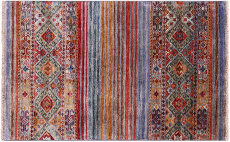 Khorjin Super Kazak Handmade Wool Rug - Manhattan Rugs