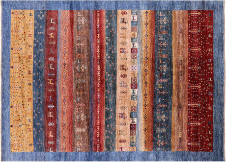Persian Gabbeh Tribal Hand-Knotted Rug - Manhattan Rugs