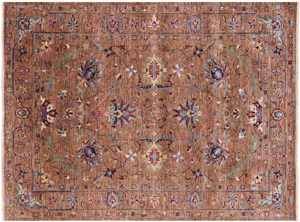 Persian Tabriz Hand Knotted Wool Rug - Manhattan Rugs