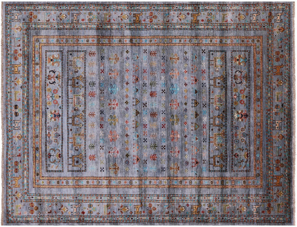Tribal Persian Gabbeh Hand Knotted Wool Rug - Manhattan Rugs