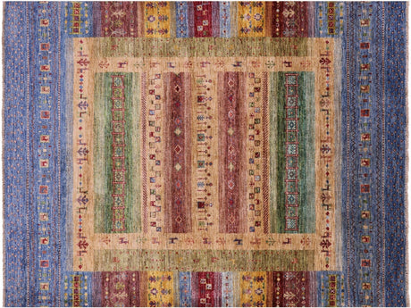 Tribal Persian Gabbeh Hand Knotted Wool Rug - Manhattan Rugs