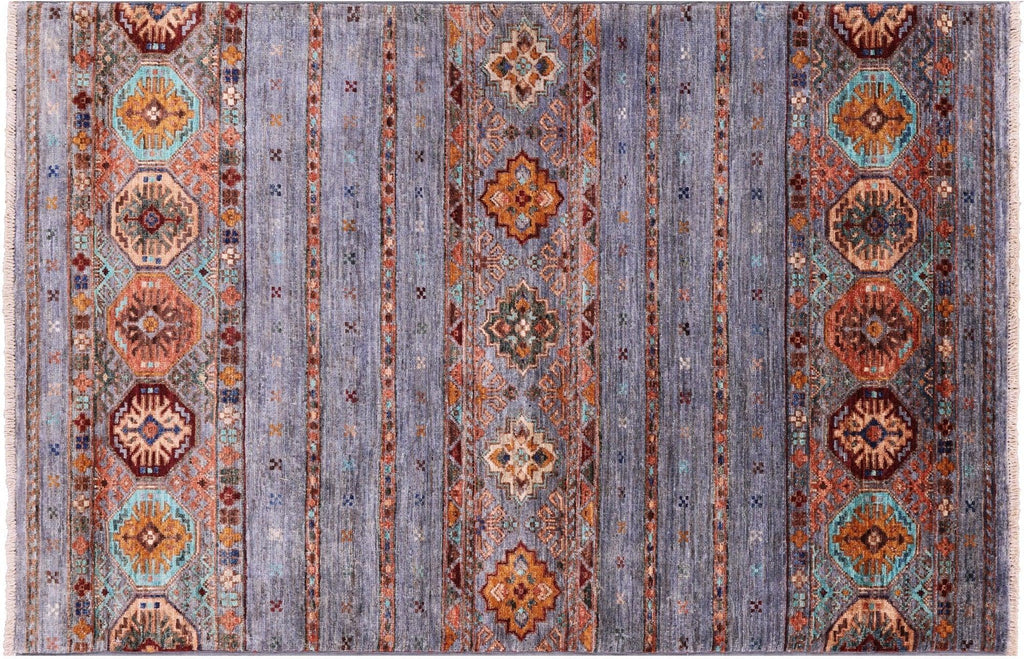 Super Kazak Khorjin Hand Knotted Rug - Manhattan Rugs