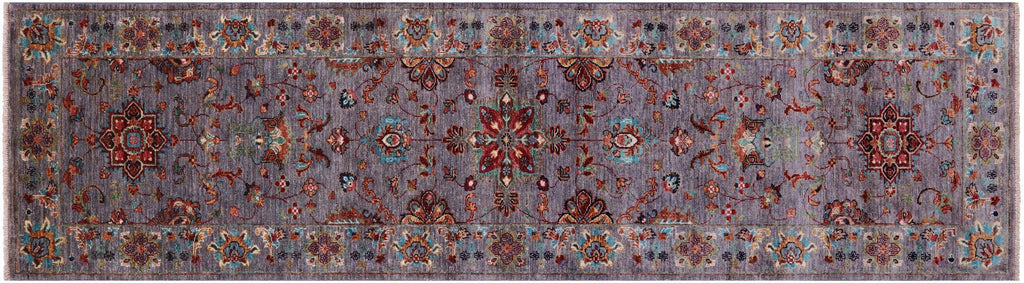 Runner Persian Tabriz Hand Knotted Wool Rug - Manhattan Rugs