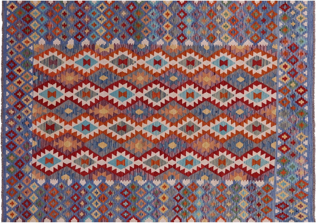 Wool On Wool Kilim Flat Weave Reversible Rug - Manhattan Rugs