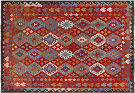 Wool On Wool Flat Weave Kilim Reversible Rug - Manhattan Rugs