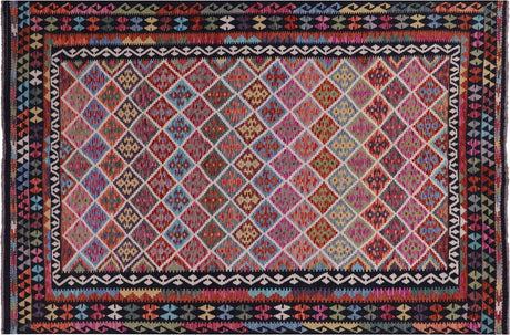 Wool On Wool Kilim Flat Weave Reversible Rug - Manhattan Rugs