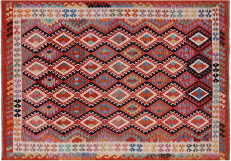 Reversible Wool On Wool Kilim Flat Weave Rug - Manhattan Rugs