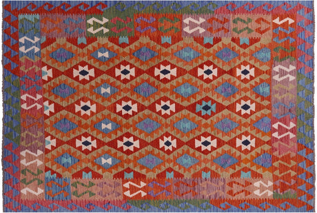 Reversible Kilim Flat Weave Wool On Wool Rug - Manhattan Rugs