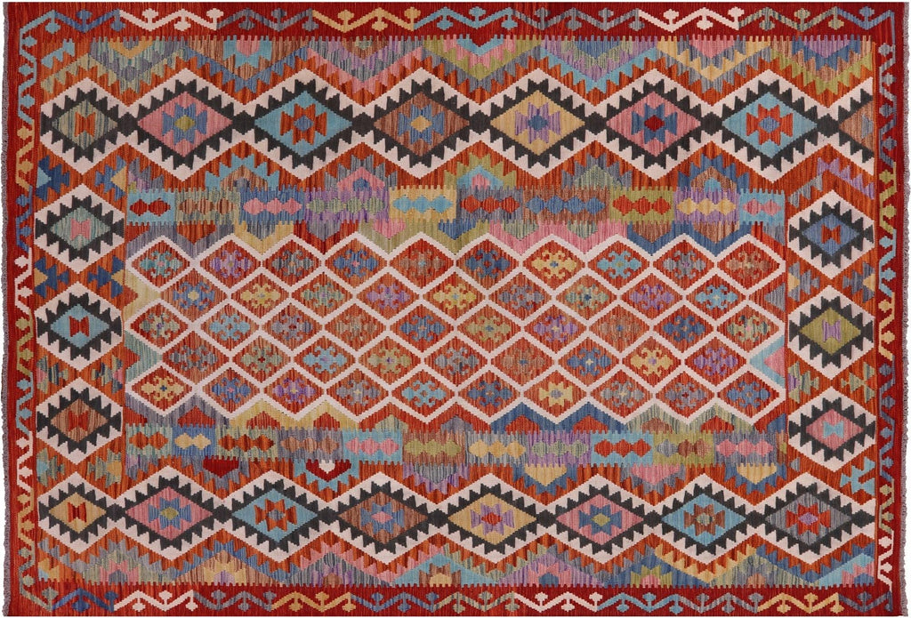 Wool On Wool Kilim Flat Weave Reversible Rug - Manhattan Rugs