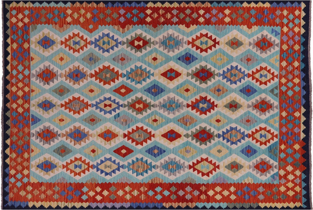 Kilim Flat Weave Reversible Wool On Wool Rug - Manhattan Rugs