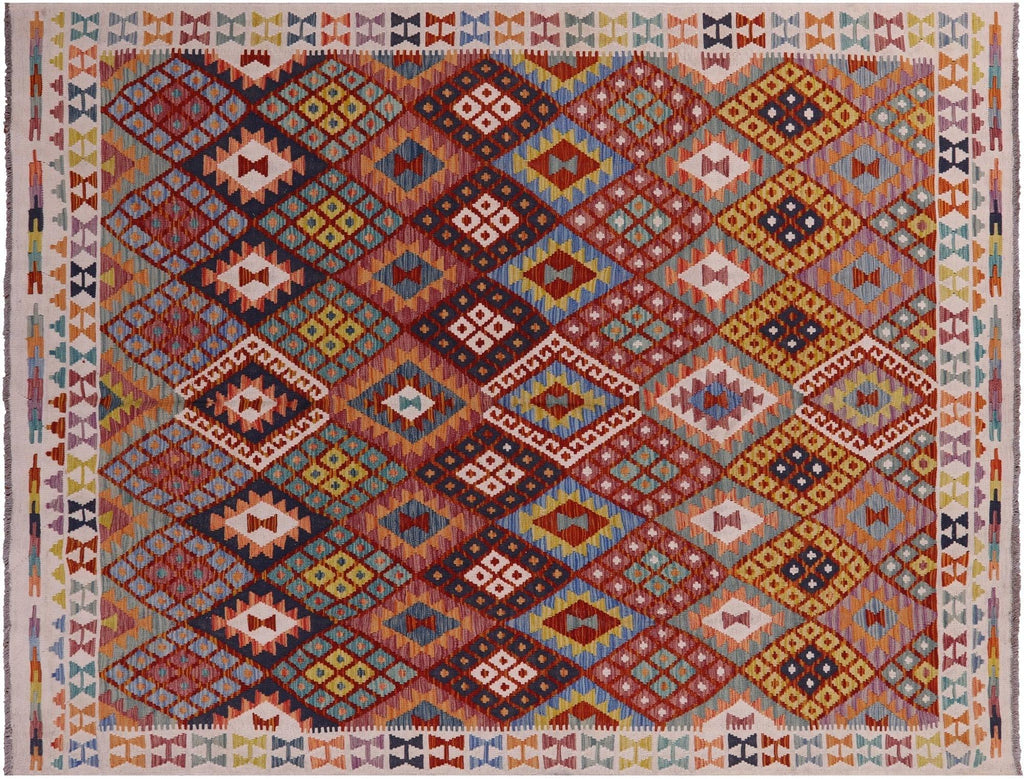 Reversible Flat Weave Kilim Wool On Wool Rug - Manhattan Rugs