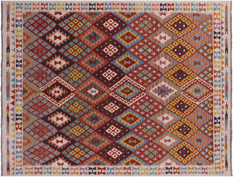 Reversible Flat Weave Kilim Wool On Wool Rug - Manhattan Rugs