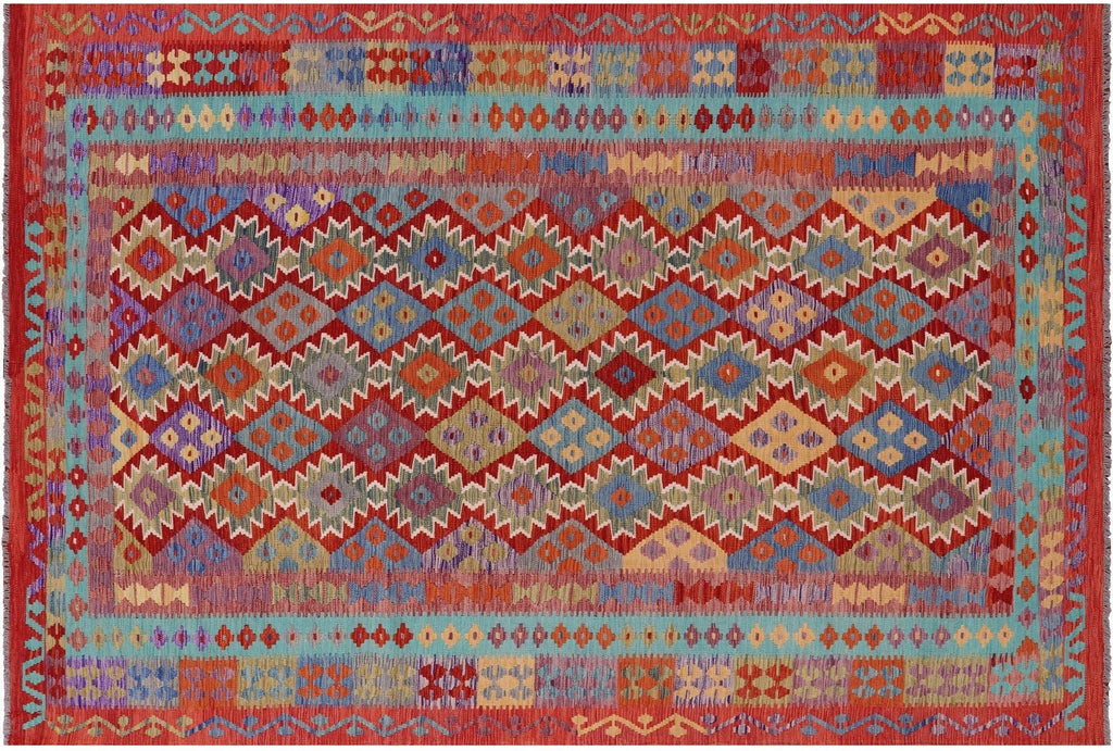 Kilim Flat Weave Wool On Wool Reversible Rug - Manhattan Rugs