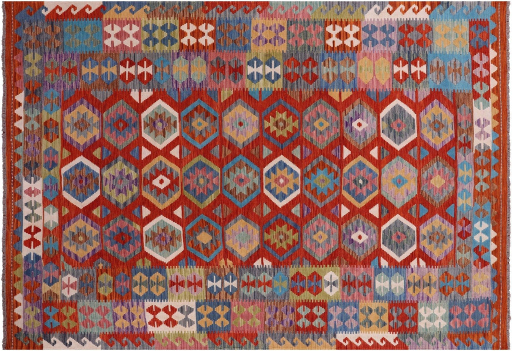 Flat Weave Kilim Wool On Wool Reversible Rug - Manhattan Rugs