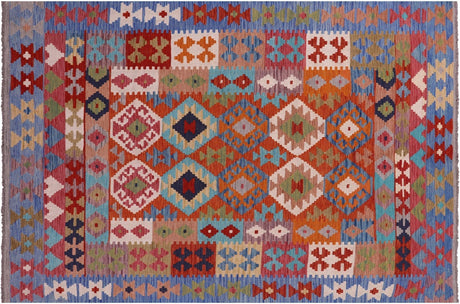 Flat Weave Kilim Wool On Wool Reversible Rug - Manhattan Rugs