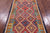 Reversible Kilim Flat Weave Wool On Wool Runner Rug - Manhattan Rugs